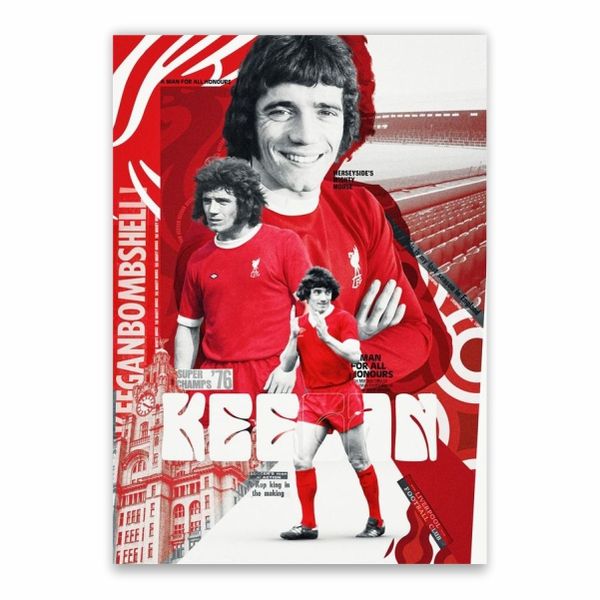 Kevin Keegan Liverpool Poster - A1