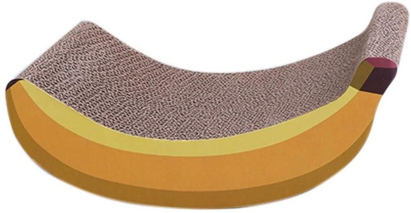 UrbanPets - Paper Banana-Shaped Cat Scratcher Bed