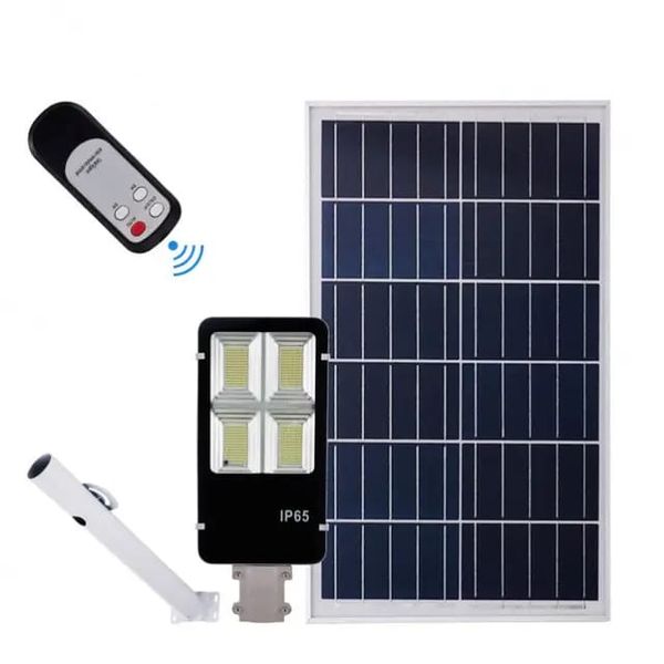 300W Waterproof Pole Light Solar Powered Street Light With Stand