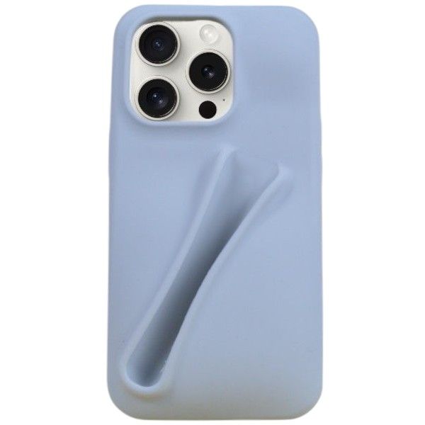 Stylish Lipgloss Holder Design Case - Compatible With - iPhone 15 Pro