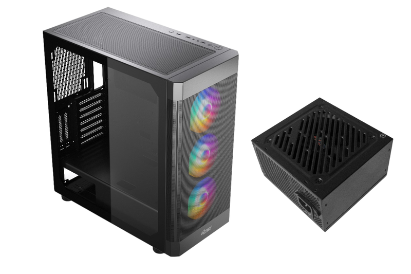 ZATECH ZA-GCC-602B Premium E-ATX Case + 850W Gaming PSU Bundle