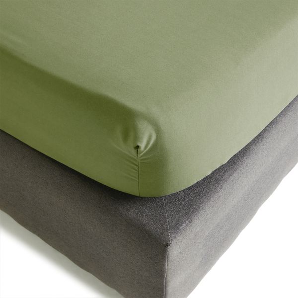 George &amp; Mason - Microfibre Fitted Sheet - Olive Green