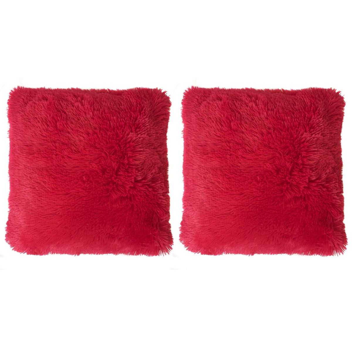Maroon Fluffy Pillow Set Shop Today. Get it Tomorrow!