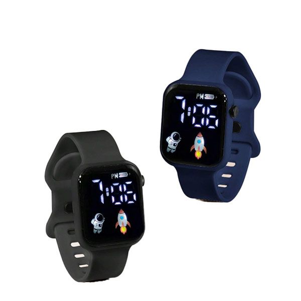 LED Digital Watch, with Pedometer Step Counter, Waterproof