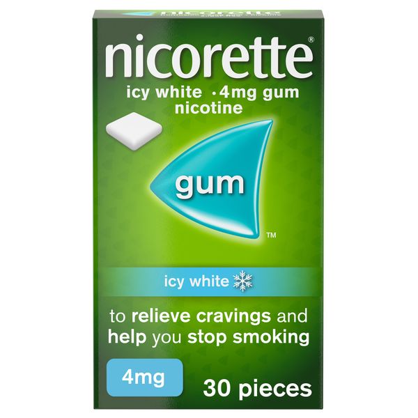 Nicorette Gum Icy White 4mg 30 pieces