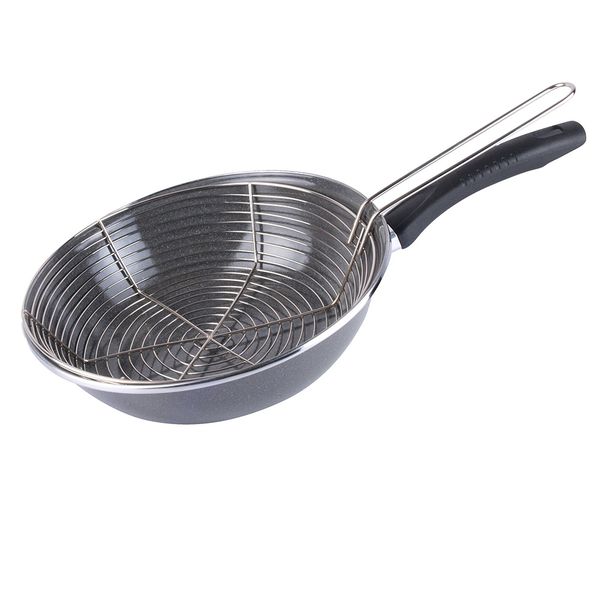 Magefesa - 26cm Enamelled Frying Pan W/Basket - Parma - Vitroceramic
