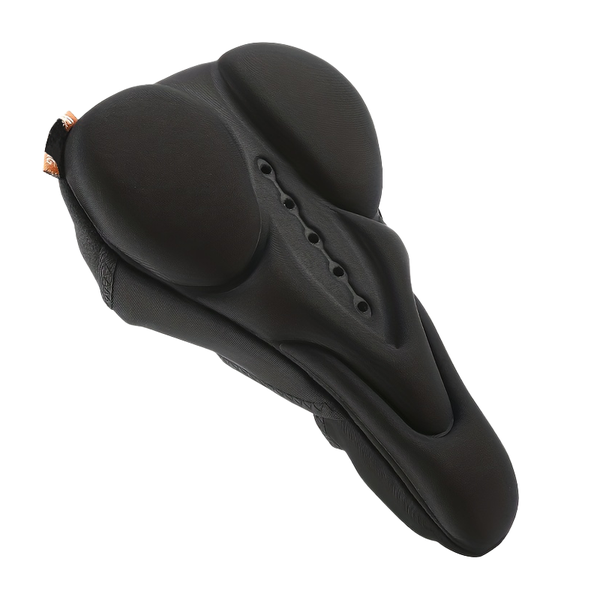 Comfortable Bike Saddle Cover Soft Sponge Bicycle Seat Cushion - Black