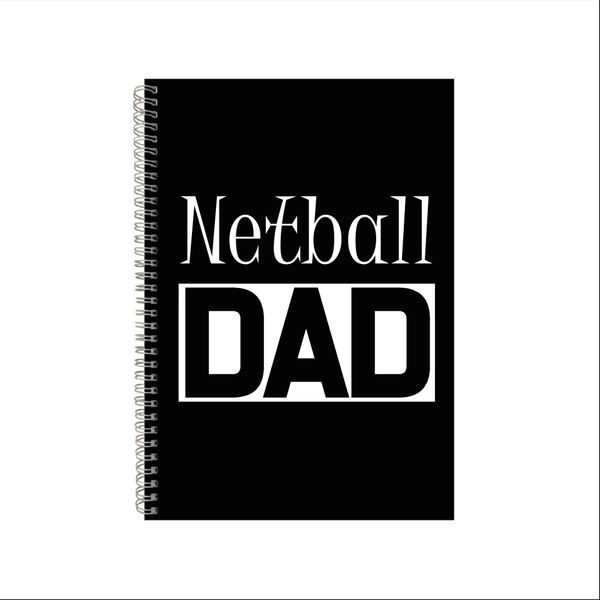 Netball DAD Notebook Sport Gift Idea A4 Notepad Pad 62