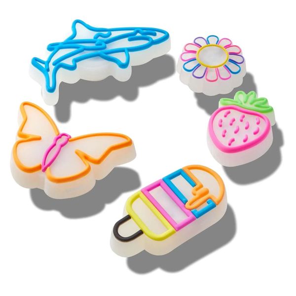 Jibbitz - Lights Up Summer 5 Pack
