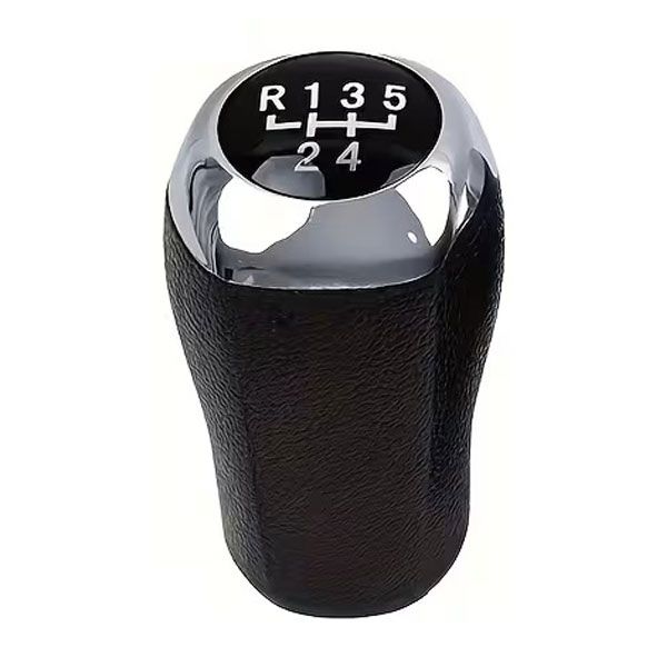 OEM Style 5 Speed Gear Knob Compatible with Hyundai Elantra - Black/Silver