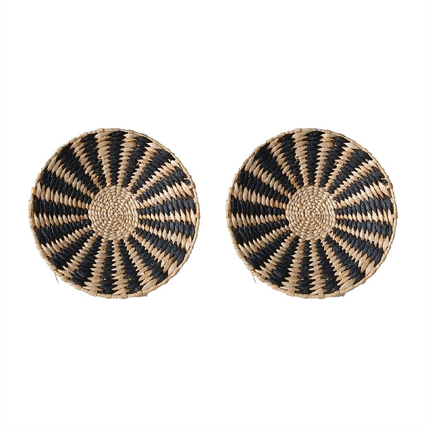 Bohemian Wall Decorations Handmade Straw Hangings Diameter 25Cm