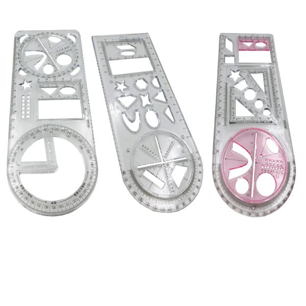 FI-Multifunction Geometric Drawing Ruler, Template