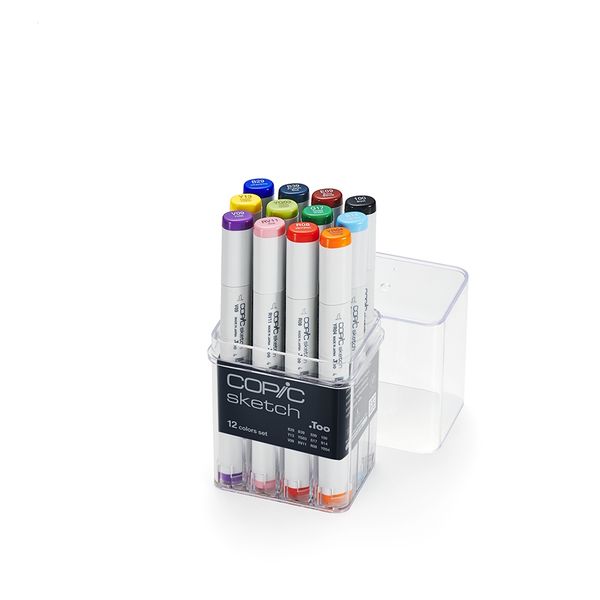 Copic Sketch 12 Piece Set Basic Colours