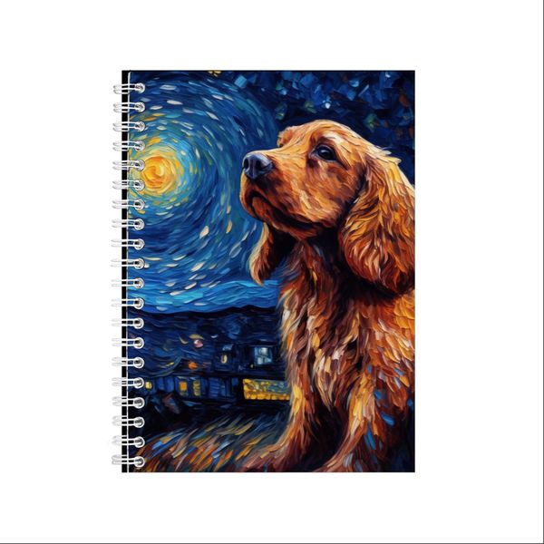 COCKER SPANIEL Starry Night Notebook Dog Gift Idea Notepad Pad 109