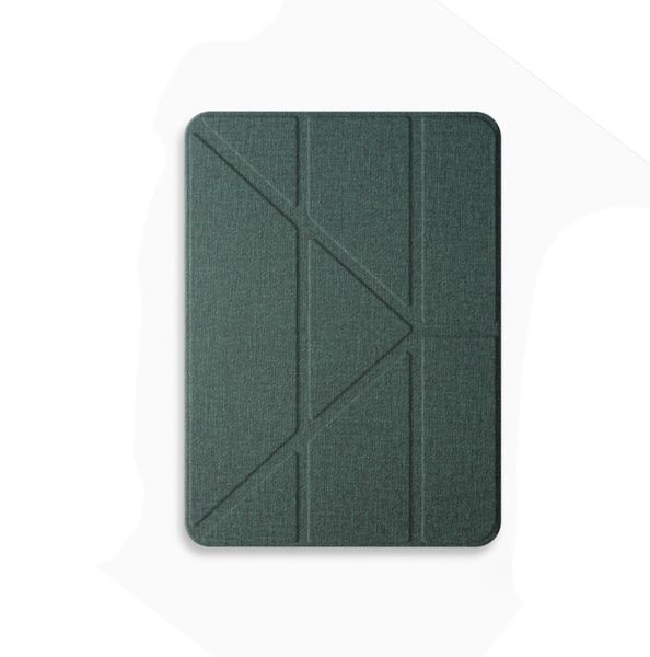 Origami Canvas Cover Compatible with iPad 10.2 inch 2019 / 2020 Green