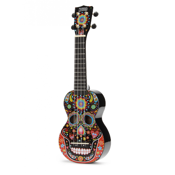 Mahalo Soprano Ukulele - Skull colours