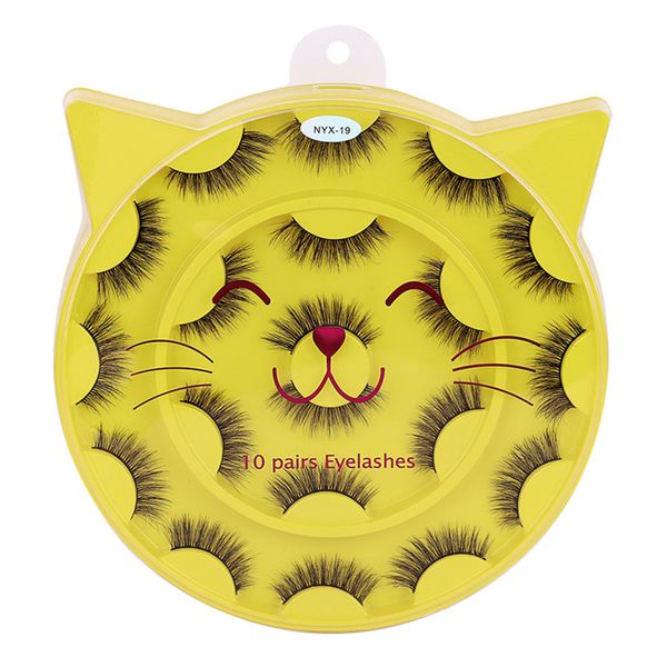 Thick Curly False Eyelashes Natural Volume Lashe image