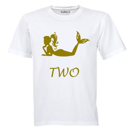 Mermaid - TWO - Kids T-Shirt - White