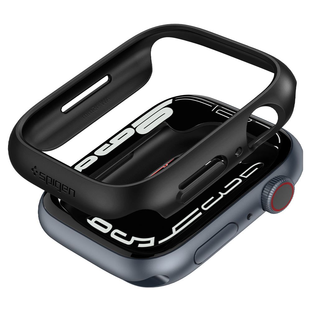 Spigen Thin Fit Case For Apple Watch Series 8 /7 (45mm) Black Buy