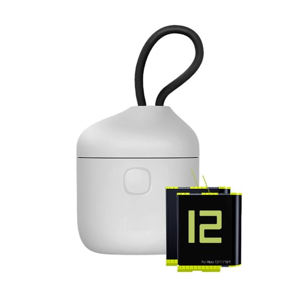 A Battery Charger with 2 Batteries compatible with GoPro Hero 12 Black