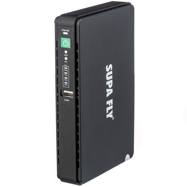 Mini DC UPS Lithium Battery |USB Charger | Power Over Ethernet | Supa Fly