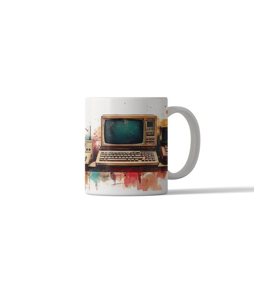 Retro Computer DSG 3 Printed Coffee Mug