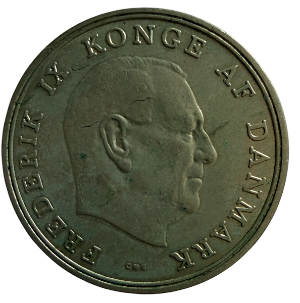 1960 Denmark 5 Kroner Coin