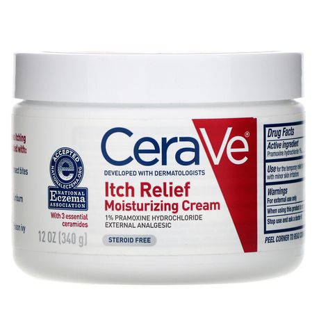 cerave moisturizing cream for itch relief