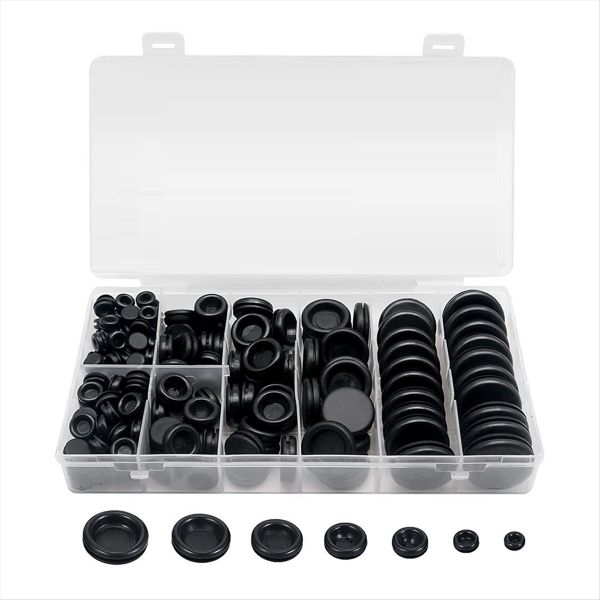 188 Pcs Solid Closed Hole Plug Assortment Kit For Appliance Plumbing