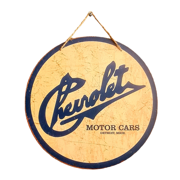 Chevrolet Motor Cars Contour Cut Wall Art