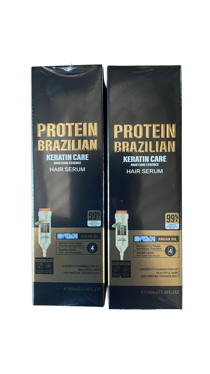 Keratin Protein Brazilian Hair Serum 100ml- Anti-Hair Fall | Pack of 2