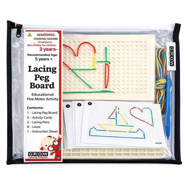 Lacing Peg Board