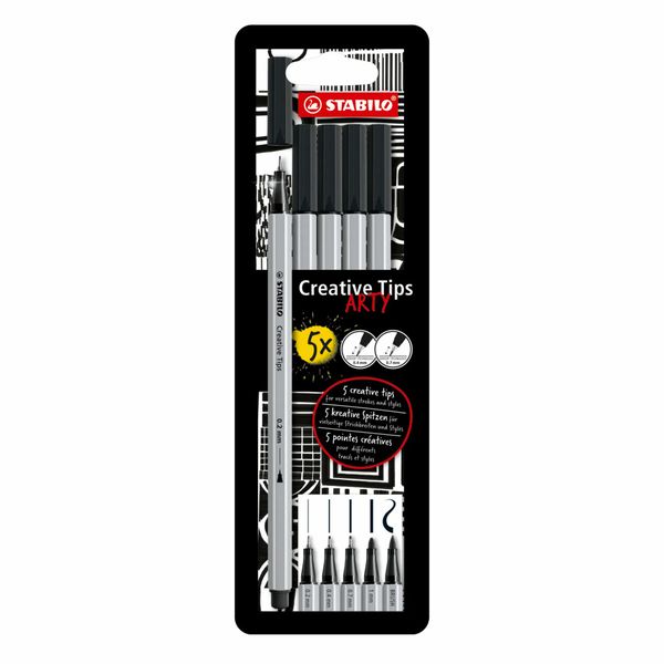 STABILO 5 Piece Creative Tips Arty Blister Pack