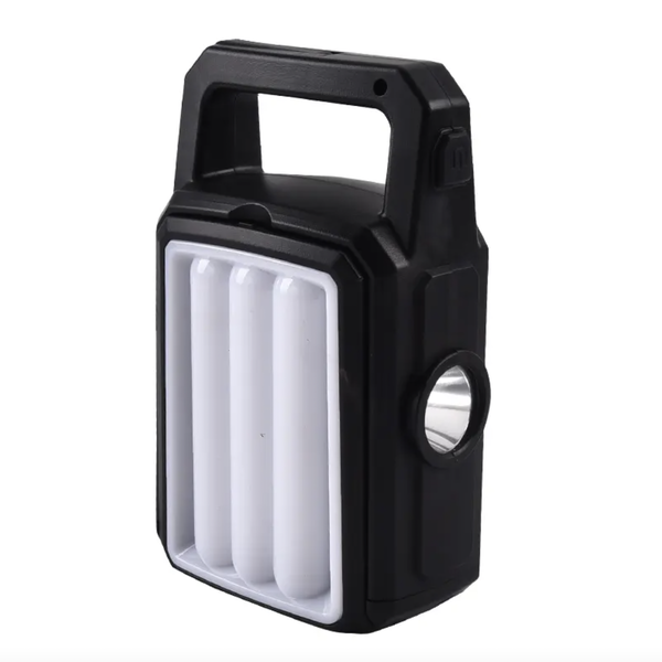 3-in-1 Solar &amp; USB Powered Light with Power Bank