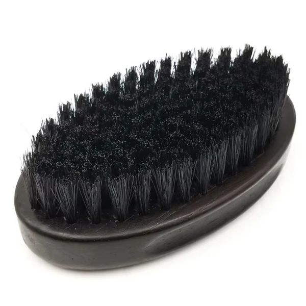 Hair Brush Boar Bristle For Men's Beard Shaving Comb Face Massage