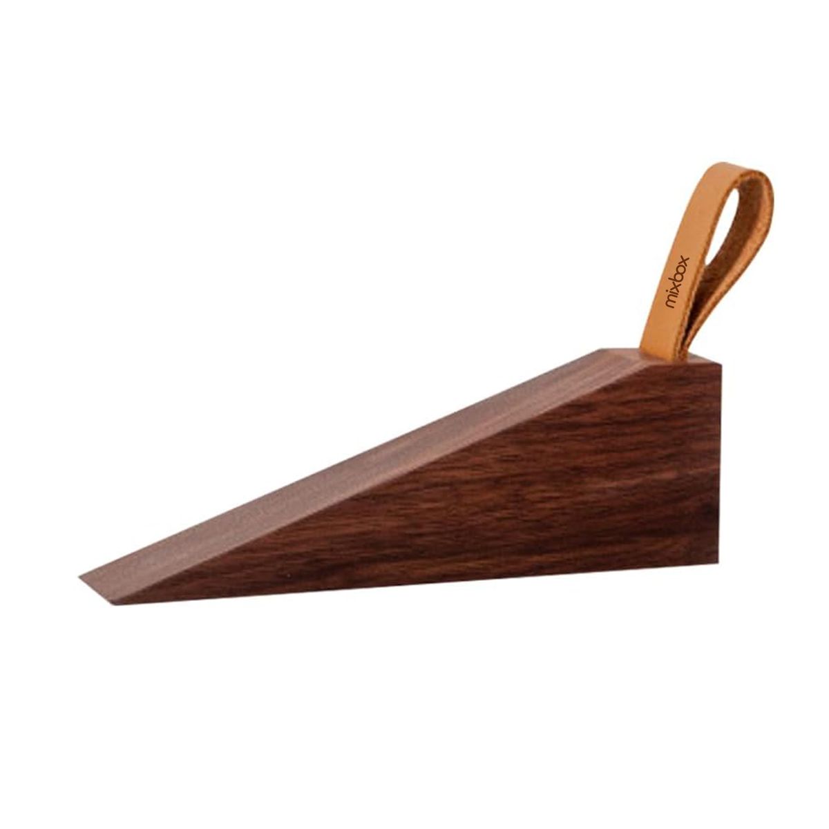 Mix Box Solid Wood Doorstop with Rope Handle