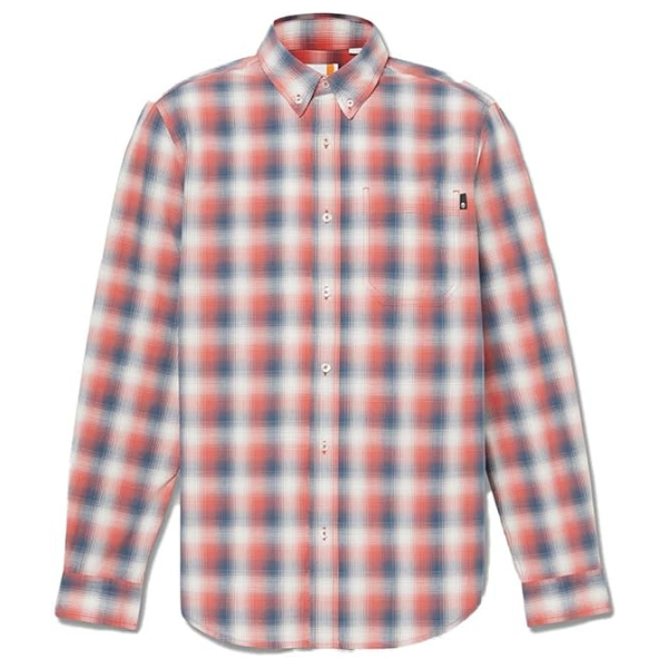 Timberland Checked Poplin Shirt For Men