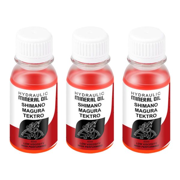 Toopre Shimano Disc Brake Compatible Mineral Oil - 3 Pack - 180ml