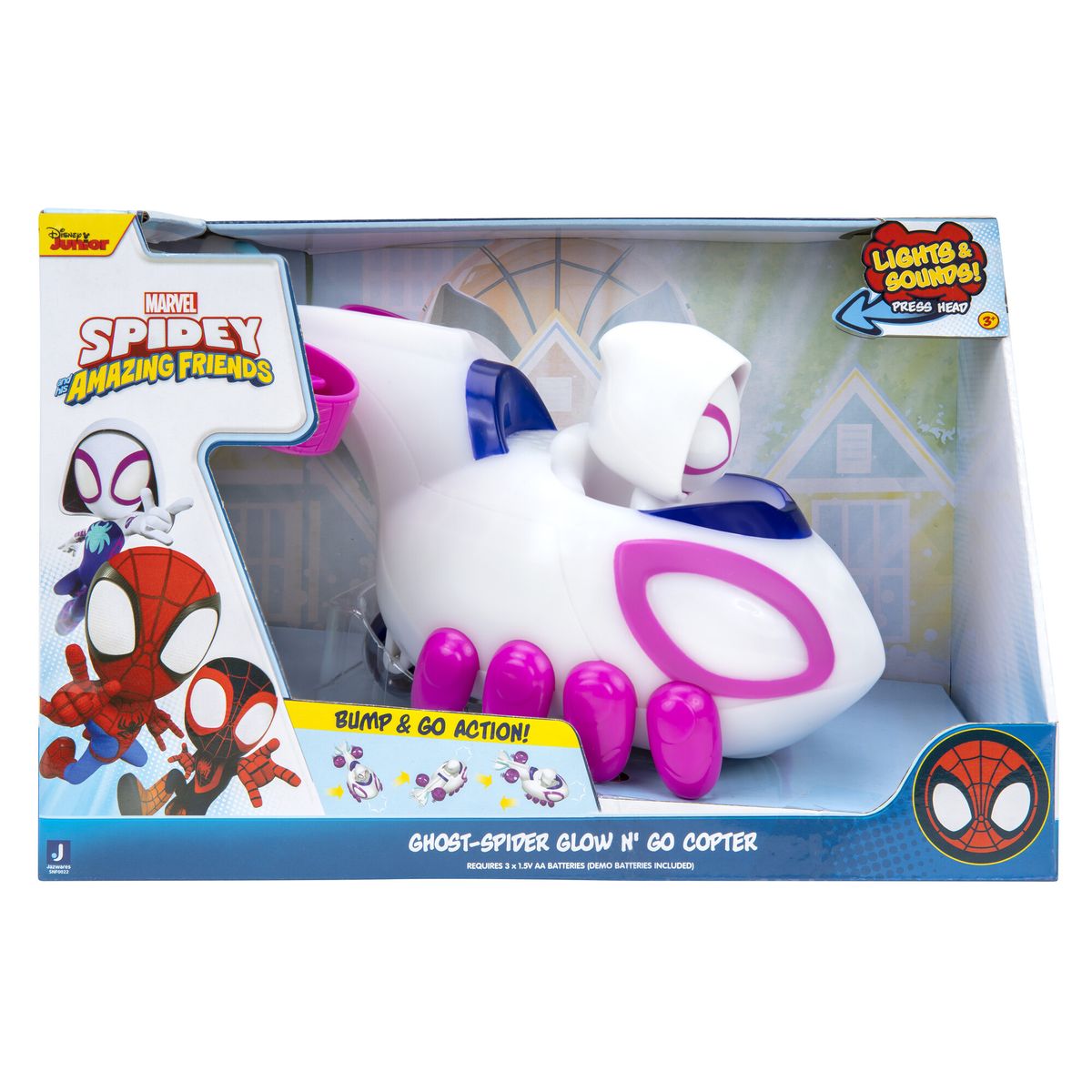 Spidey And His Amazing Friends Childrens/Kids Deluxe Ghost-Spider