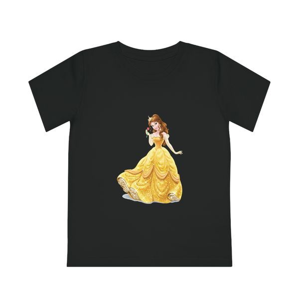 Kid's Size Bell Princess Printed T-shirt