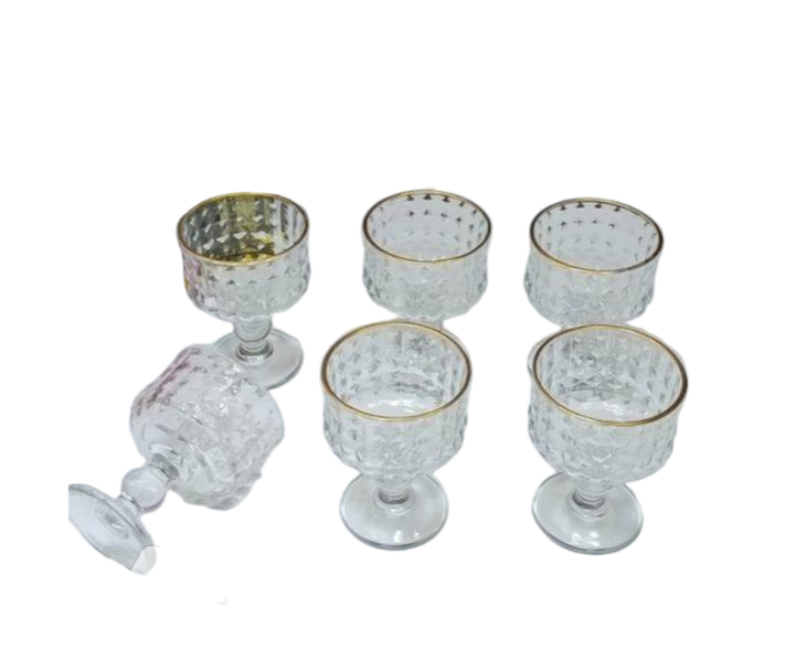 Cynebaby 6 Vintage Glasses Cocktail Glass Set
