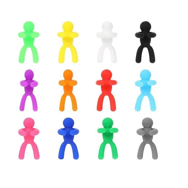12 Pieces Drink Markers Wine Glass Silicone Tags Charms Cocktail Picks