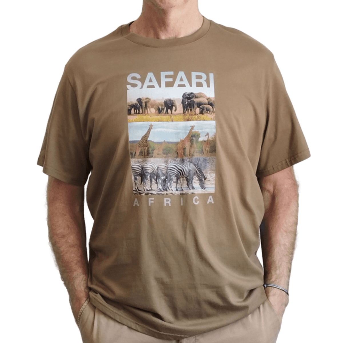 Africa Safari Tshirt Strandloper Men's Safari Africa Print Tee Buy