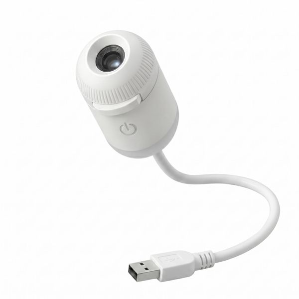 2-in-1 Galaxy Star Projector and Night Light - 360 Rotating LED Lamp