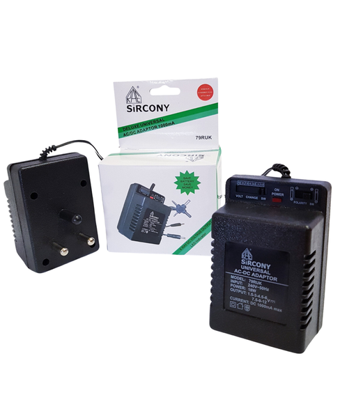 SiRCONY AC/DC Adaptor Power Supply (1000mA)
