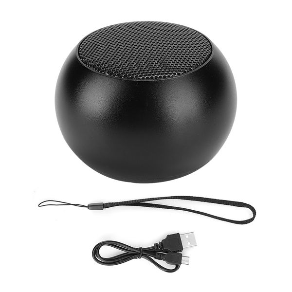 BM3D Aluminum Black Portable Hi Fi Stereo Bluetooth Speaker Compact Body