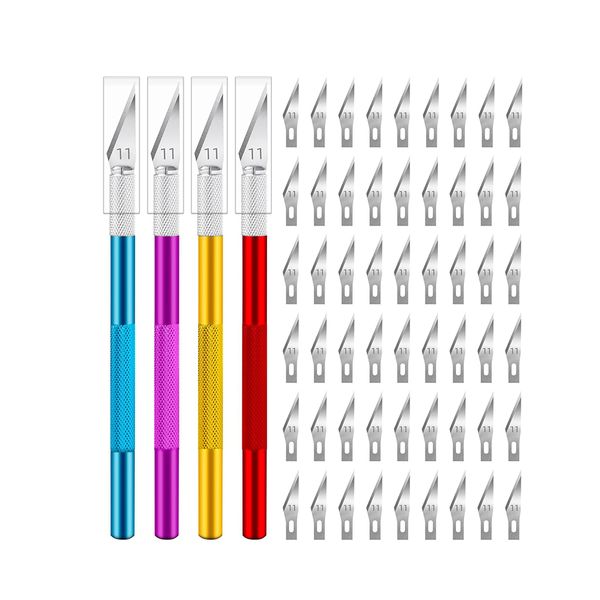 ALANES Precision Carving Knife with 74 Blades Exacto Knife Set
