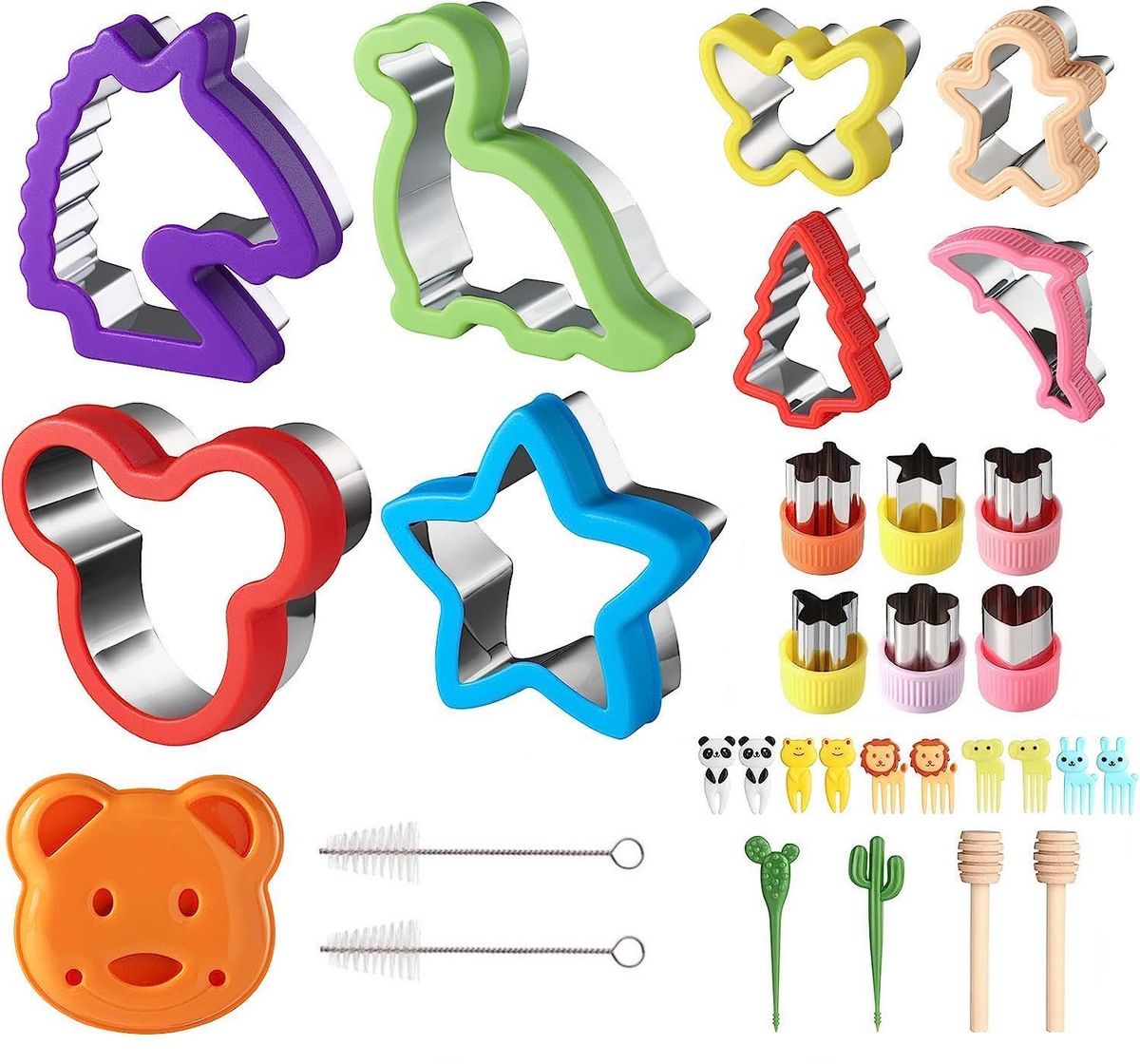 Bum Bum Baby Food Cutter Bento Box Accessory Kit for Kids (31 Pieces