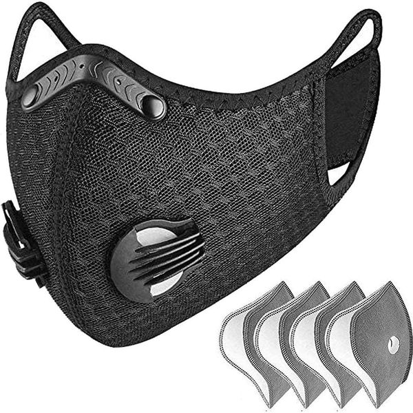 The X-Sport Face Mask with Exhalation Valves and 4 Filters