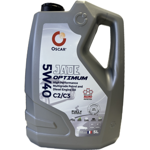 Oscar Jade Optimum SAE 5W40 ACEA C3, API SN PLUS Fully Synthetic - 5 Litre